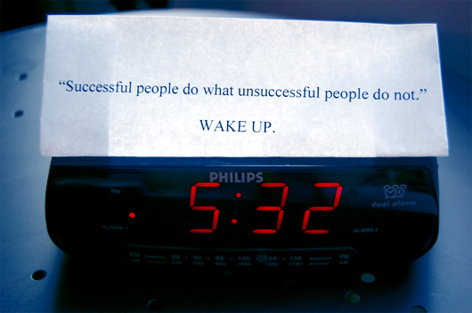 The Snooze Bar Won’t Bring You Success – WAKE UP!