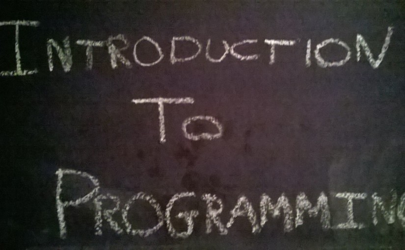 Introduction to programming for beginners