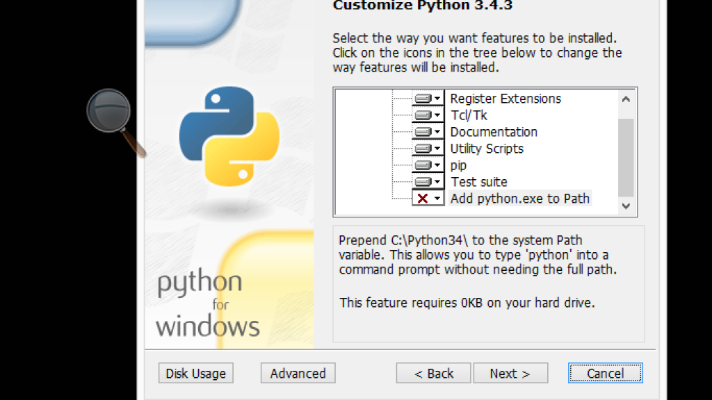 Add Python.exe to Path