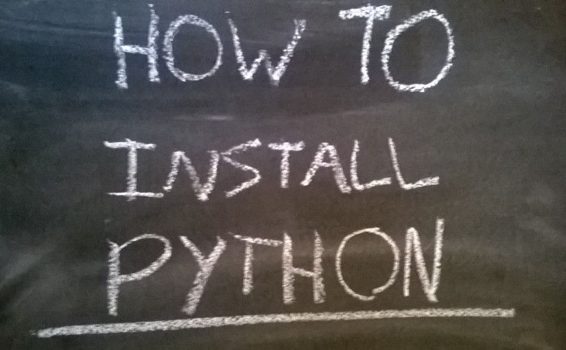 How to install Python